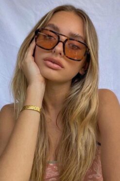 Goldmine Unisex Glamour Güneş Gözlüğü Leopar