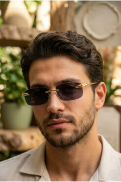 MONAL JACARTY GOLD SAP FÜME GÜNEŞ GÖZLÜĞÜ Dikdörtgen Çerçeve 55 Ekartman