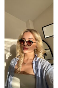 Angel Eyes Kahverengi Camlı Desenli Çerçeveli Kadın Güneş Gözlüğü Ae2049c75