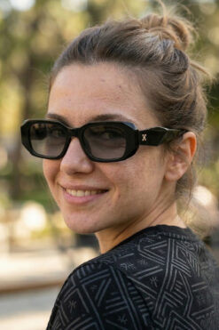 Daniel Klein Polarize - UV400 Korumalı Prada Modeli Siyah Kadın Güneş Gözlüğü 53 Ekartman DKG7319C1