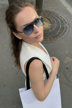 MACERATİ Cenny Unısex Füme Antrasit Güneş Gözlüğü