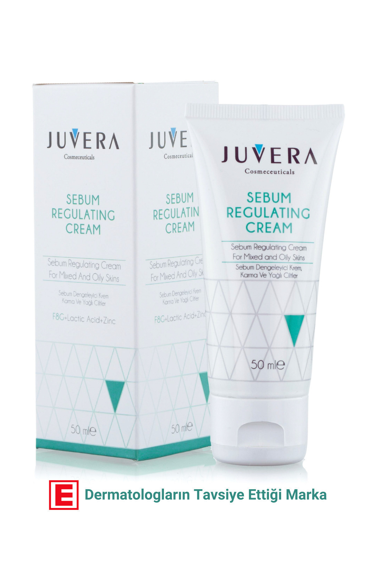 JUVERA Cosmeceuticals Karma Ve Yağlı Ciltler Için Sebum Dengeleyici Ve Yağlandırmadan Nemlendiren Krem 50ml - Görsel 2