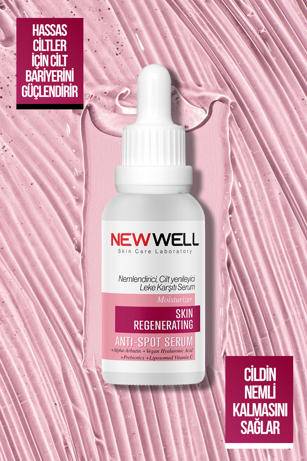 New Well Nemlendirici, Cilt Yenileyici Leke Karşıtı Serum 30ml - Görsel 2