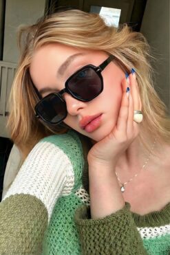 Eyesofia Saint Unisex Siyah Güneş Gözlüğü