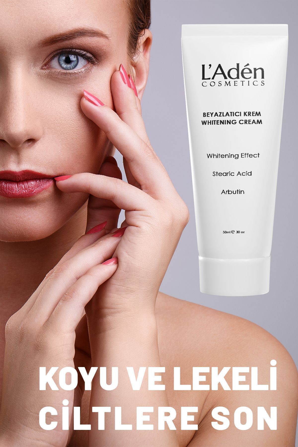 L'Aden Cosmetics Cilt Beyazlatıcı Whitening Leke Kremi , 50 ml - Görsel 2