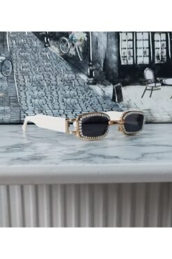 Byc polo CP114 DOLGAP TAŞLI KREM ŞIK UNİSEX GÜNEŞ GÖZLÜK..