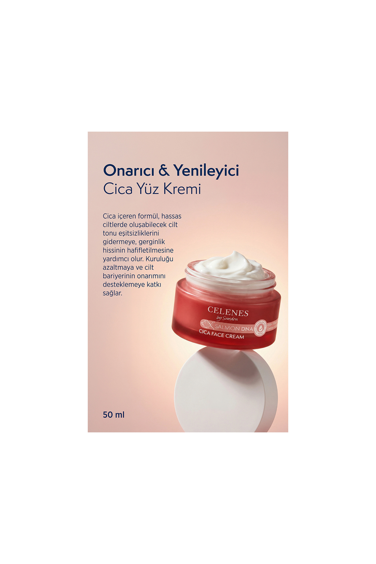 celenes by sweden Somon DNA Cica Yüz Kremi, 50 ml - Görsel 2