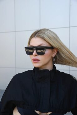 Nilu Moda Kantasi Unisex Siyah Güneş Gözlüğü