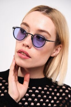 Kapin Sonic Mavi Çerçeve Güneş Gözlüğü - Mavi Cam