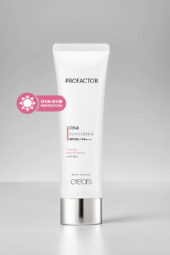 Cre'ars 5 Farklı Bitki Kompleksli Ton Eşitleyici Güneş Kremi Cre'ars Profactor Pink Sunscreen SPF50+/PA++++