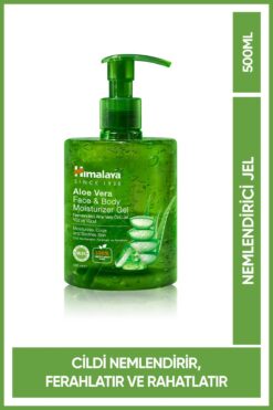 Himalaya Since 1930 Aloe Vera Yüz ve Vücut Nemlendirici Jel 500 ml | Serinletici, Yatıştırıcı