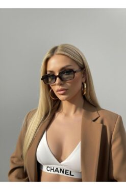 Goldmine Kadın Alya Güneş Gözlüğü UV400 Kahverengi Yeşil