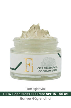 Qremfi Ton Eşitleyici Bariyer Güçlendirici Tiger Grass 15 Spf Cica CC Krem 30 ml