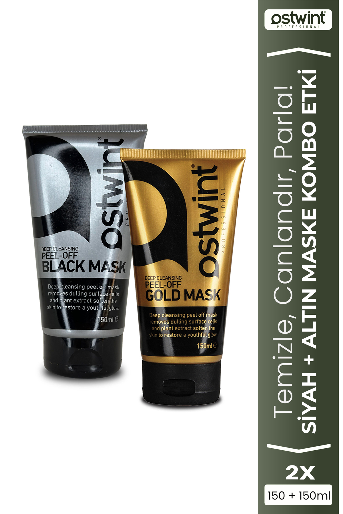 Ostwint Gold Yüz Maskesi 150 ml Black Yüz Maskesi 150 ml