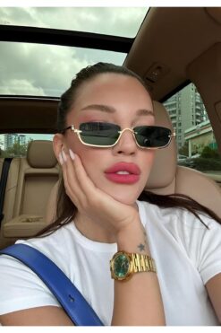 Byc polo CBP043 GCCİ YEŞİL ZARİF ŞIK UNİSEX GÜNEŞ GÖZLÜĞÜ.