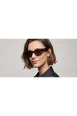 Vogue 0VO5586S W65681 53 - Koyu havana KADIN GÜNEŞ GÖZLÜĞÜ