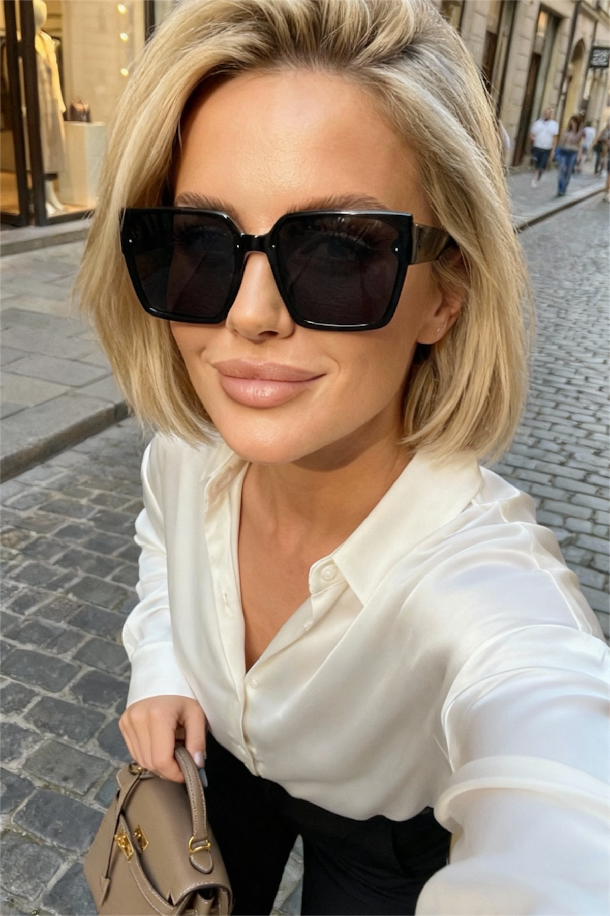 Eyesofia Milan Unisex Siyah Yeni Sezon Popüler Güneş Gözlüğü