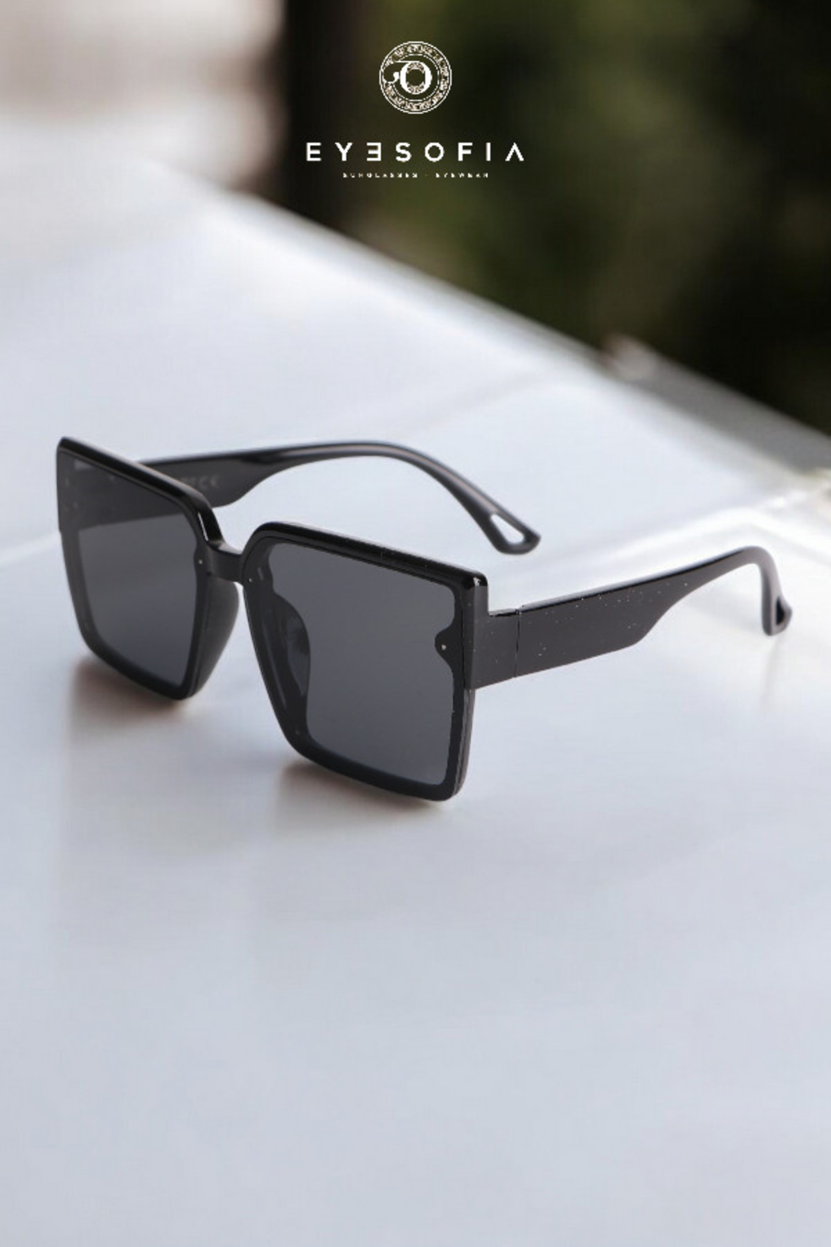 Eyesofia Milan Unisex Siyah Yeni Sezon Popüler Güneş Gözlüğü - Görsel 3