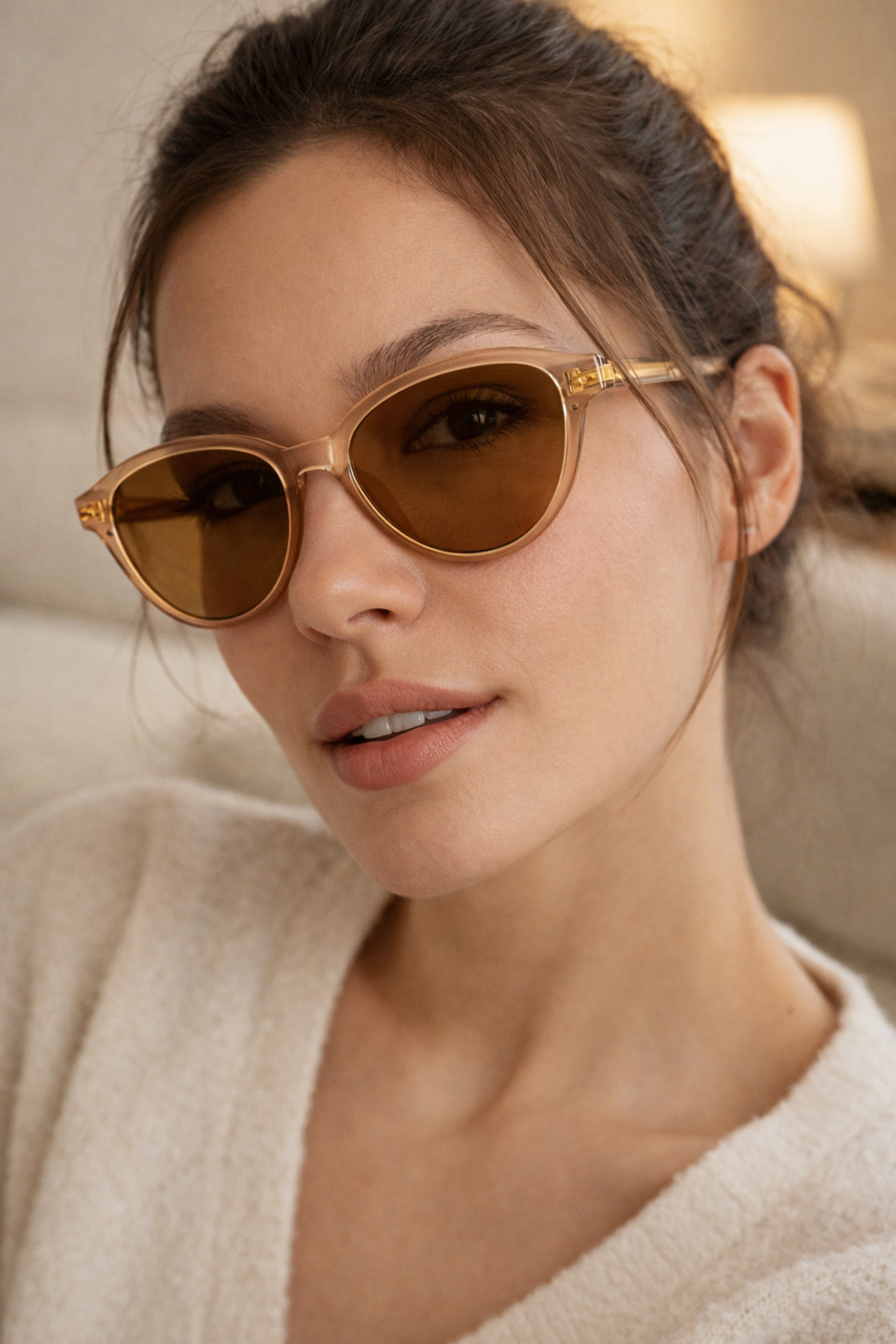 LUNOX Mathilda Cateye Uv Korumalı Kadın Güneş Gözlüğü