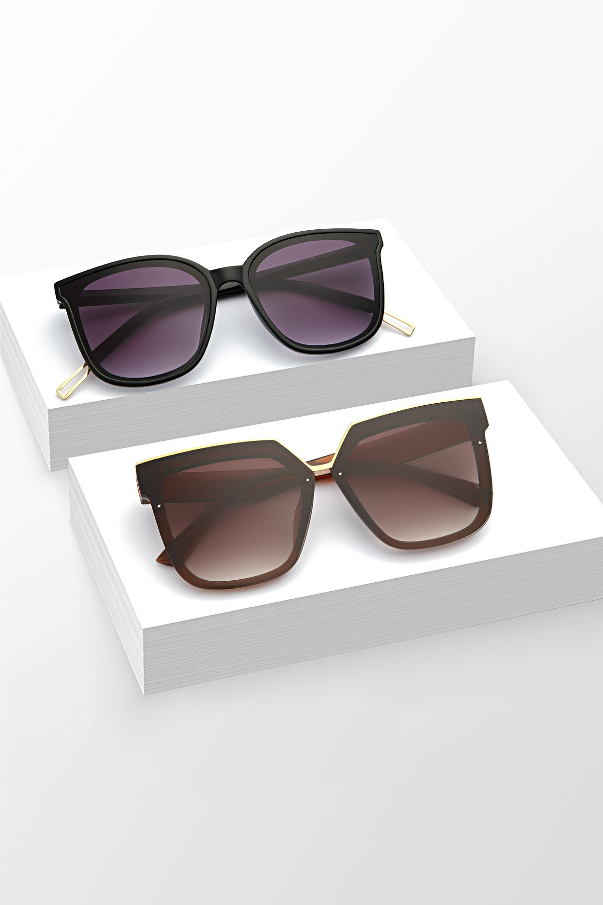 Zzla 2Li Yeni Sezon Kahve Kadın Güneş Gözlüğü