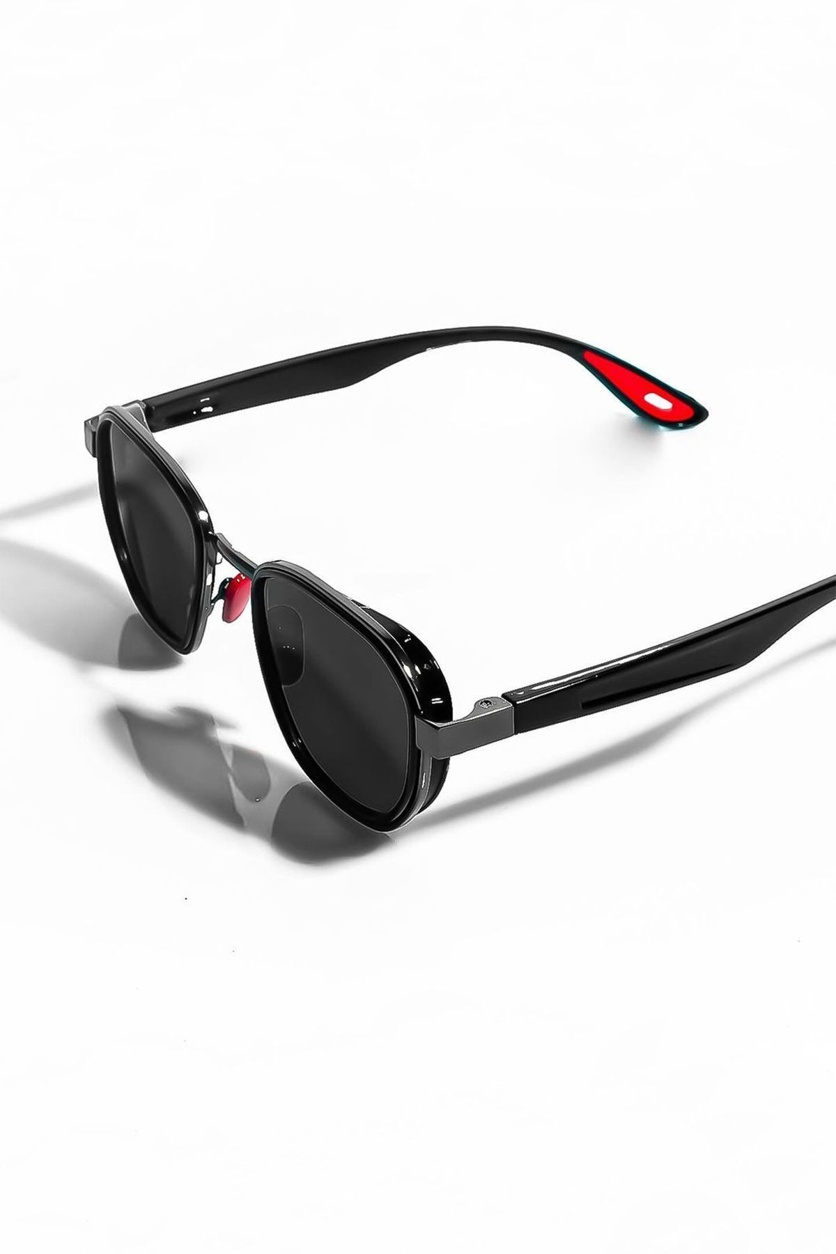Roger Bacon Siyah Güneş Gözlük Erkek & Kadın Uv400 Cam - Görsel 3