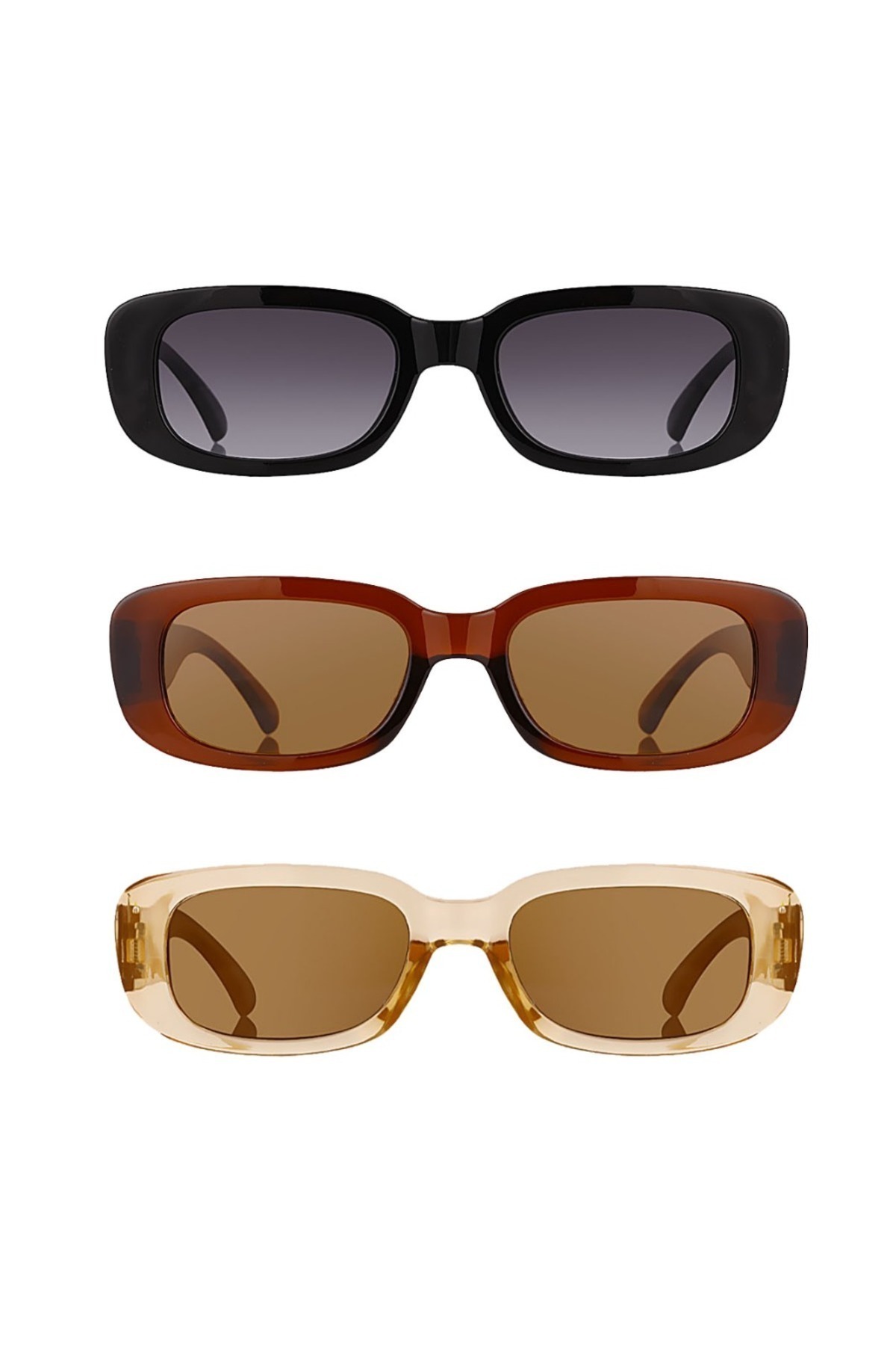 Kinary Uv400 Korumalı Unisex Güneş Gözlüğü 3'lü Fırsat Seti 1047 - Görsel 2