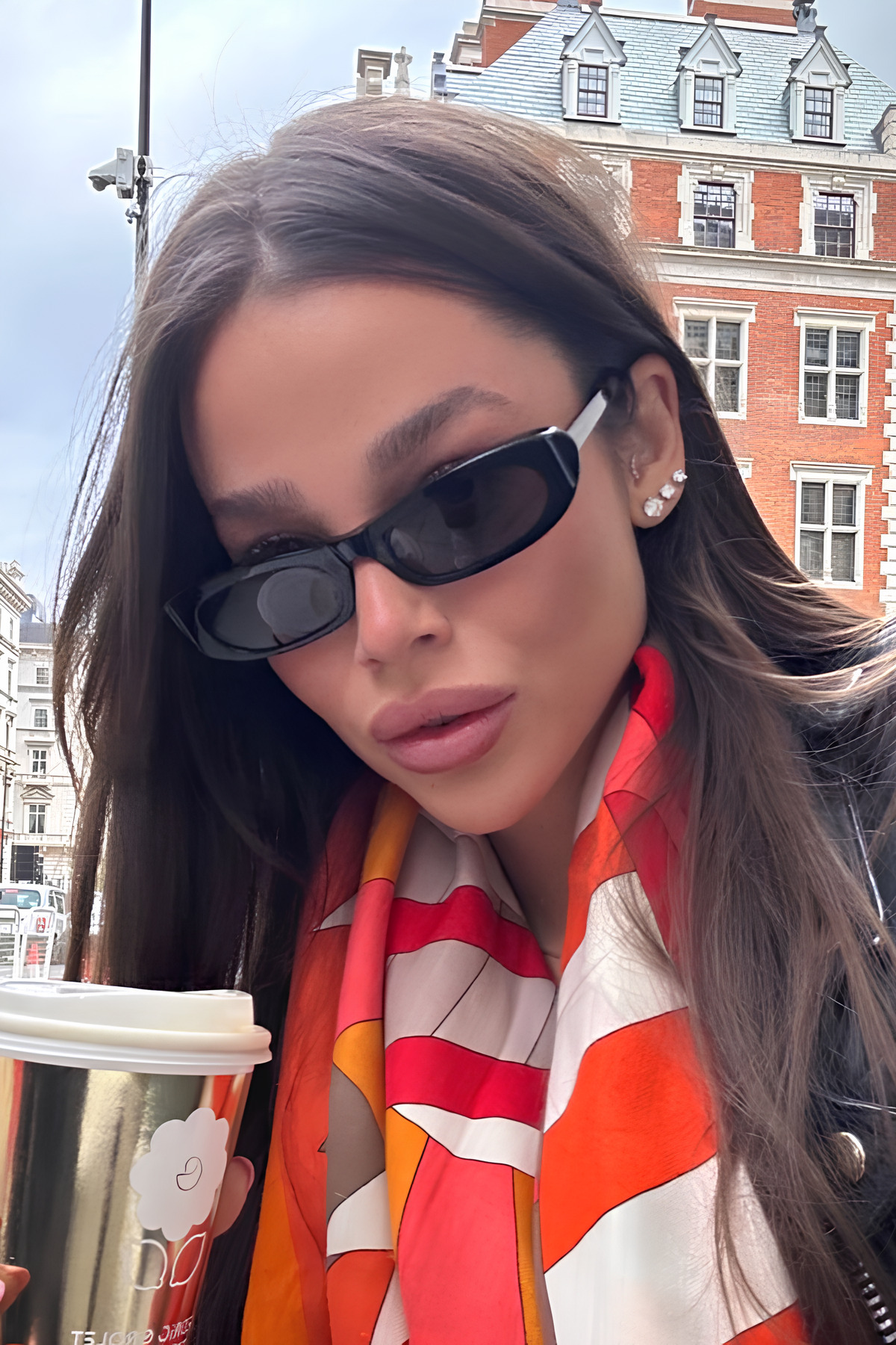 MACERATİ Shelby Kadın Black Dikdörtgen Ultra Hafif Güneş Gözlüğü - Görsel 3