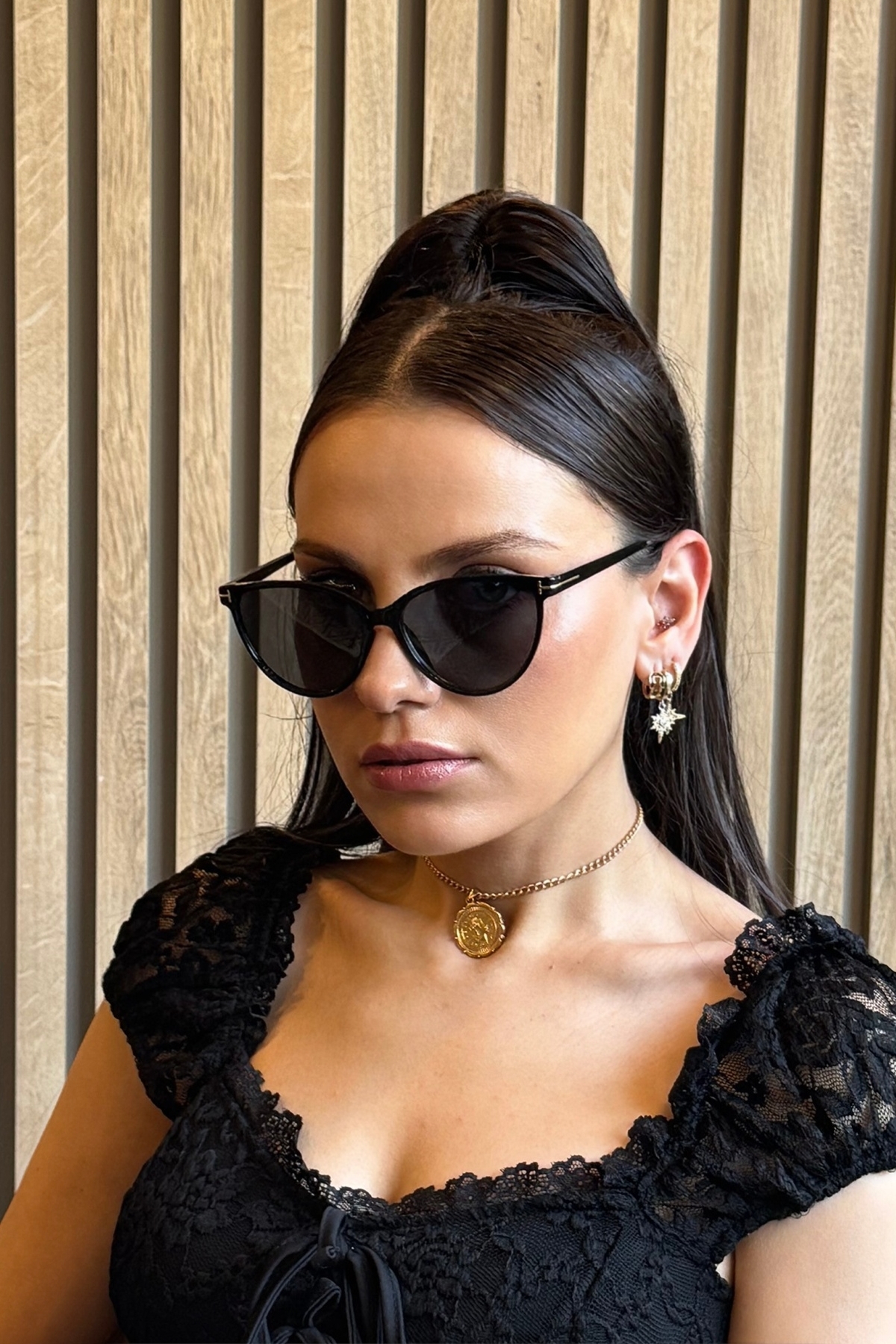 By Harmony Bh Db031 Siyah Kadın Güneş Gözlüğü - Görsel 3