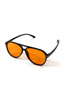 Hills Sunglasses NEOM Unisex Siyah Pilot Güneş Gözlüğü | UV400 Koruma (Orta - Büyük boy )