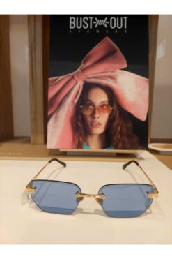 Emse Optik BUST OUT TRAVİS F1 ÇERÇEVESİZ ALTIN MAVİ CAMLI GÜNEŞ GÖZLÜĞÜ