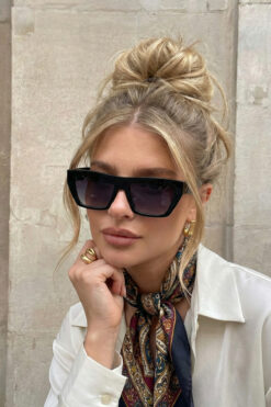 Eyesofia Pera Unisex Siyah Yeni Sezon Popüler Güneş Gözlüğü