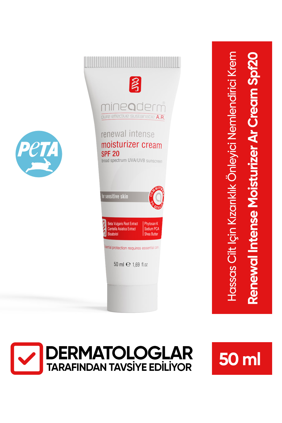 mineaderm Nemlendirici Bakım Kremi - Renewal Intense Moisturizer Spf 20 50 Ml 8680525350846