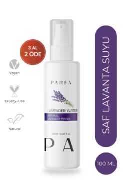 Parfa Saf Lavanta Suyu Doğal Canlandırıcı ve Besleyici Etkili Tonik %100 Doğal, 100 ml