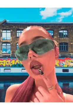 MACERATİ Milenyum Y2k Unisex Tasarım Güneş Gözlüğü