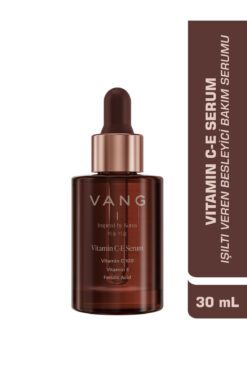 VANG Leke Karşıtı & Aydınlatıcı C Vitamini Serumu | E Vitamini & Ferulic Asit | Nemlendirici 30 ml