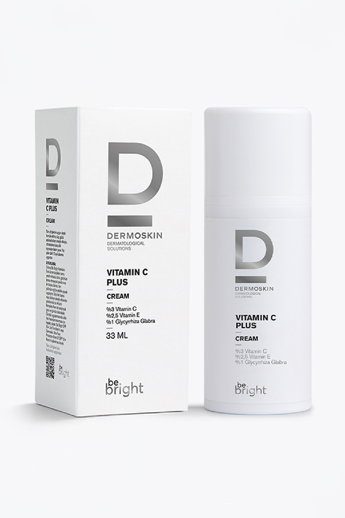 Dermoskin Be Bright Vitamin C Plus Krem | Leke Giderici | Nemlendirici Krem | C Vitamini Cilt Bakımı | 33 ml - Görsel 2