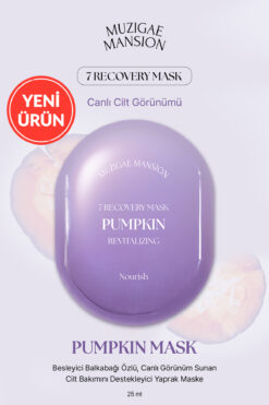 Muzigae Mansion Yoğun Besleyici Balkabağı Özlü Yaprak Maske 7 Recovery Maskpack (Pumpkin Mask)