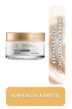 L'Oreal Paris Güçlendirici ve Besleyici Krem 50 ML Kırışıklık Karşıtı Yaş Uzmanı 65+ Yaşa Özel
