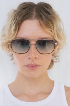 Bilge Karga Lis Silver Blue Degrade Güneş Gözlüğü