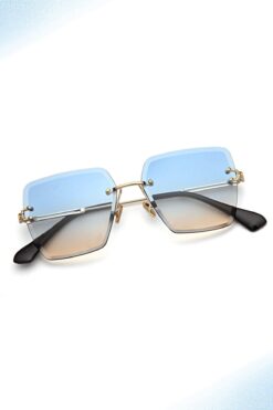 Angel Eyes Kadın Güneş Gözlüğü Kare Cam Tasarım Çerçeve Degrade Cam