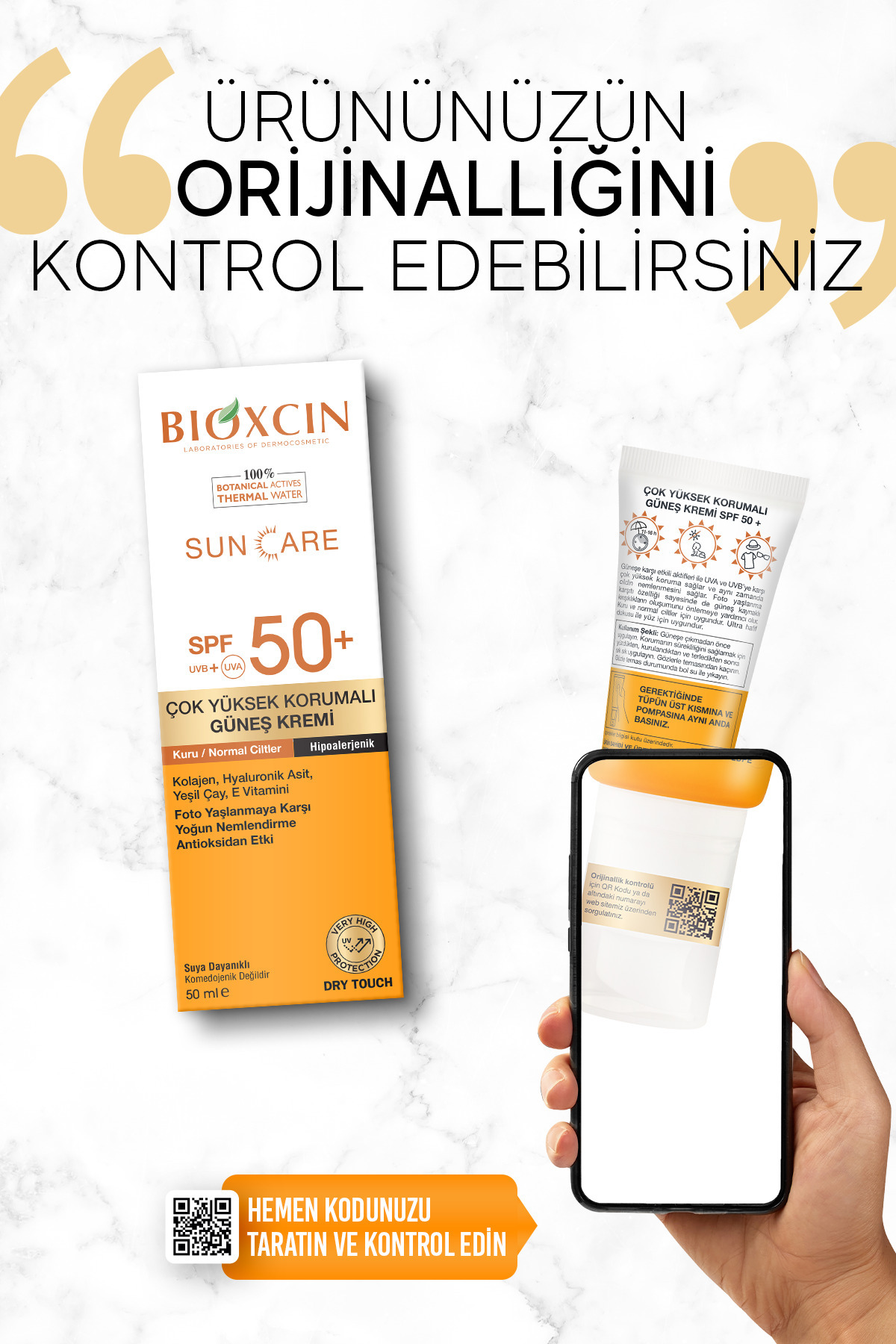 Bioxcin Sun Care Çok Yüksek Korumalı Kuru Ciltler Için Güneş Kremi Spf 50+ - Görsel 2