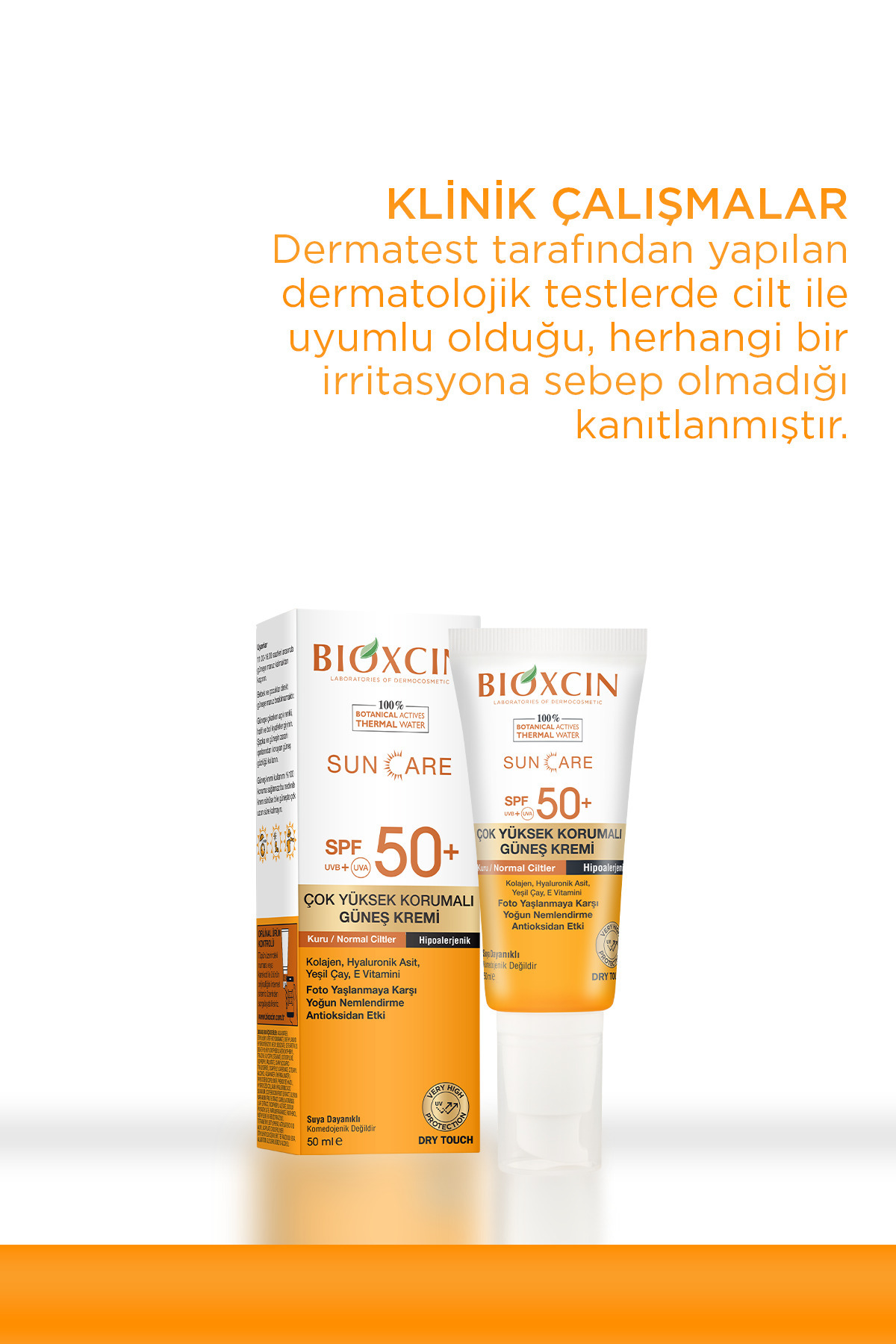 Bioxcin Sun Care Çok Yüksek Korumalı Kuru Ciltler Için Güneş Kremi Spf 50+ - Görsel 3