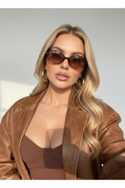 Goldmine Kadın Mila Güneş Gözlüğü Kahverengi