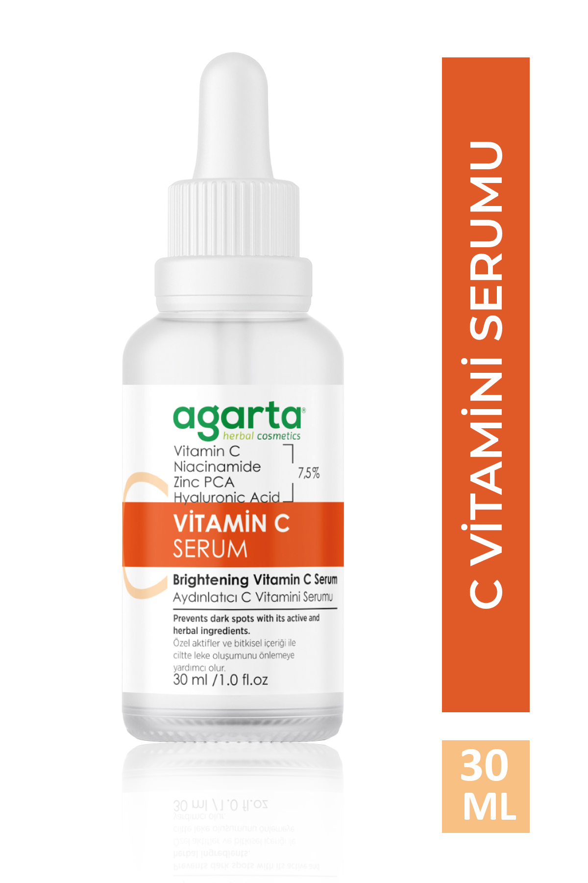 Agarta 2'li Set C Vitamini Serum 30 ml & Naturel Skin Rejuvanating Yenileyici Serum 50 ml - Görsel 2