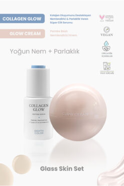 EIGHTH COLOR Glass Skin Set: Collagen Glow Serum + Glow Cream