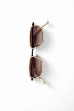 REN EYEWEAR LUXEN Edge – UV400 Korumalı Metal Saplı Dikdörtgen Unisex Güneş Gözlüğü POPÜLER / REN EYEWEAR