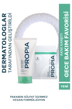 Propia Akne Karşıtı Gece Bakım Favorisi Seti Havlu Taç Hediyeli!