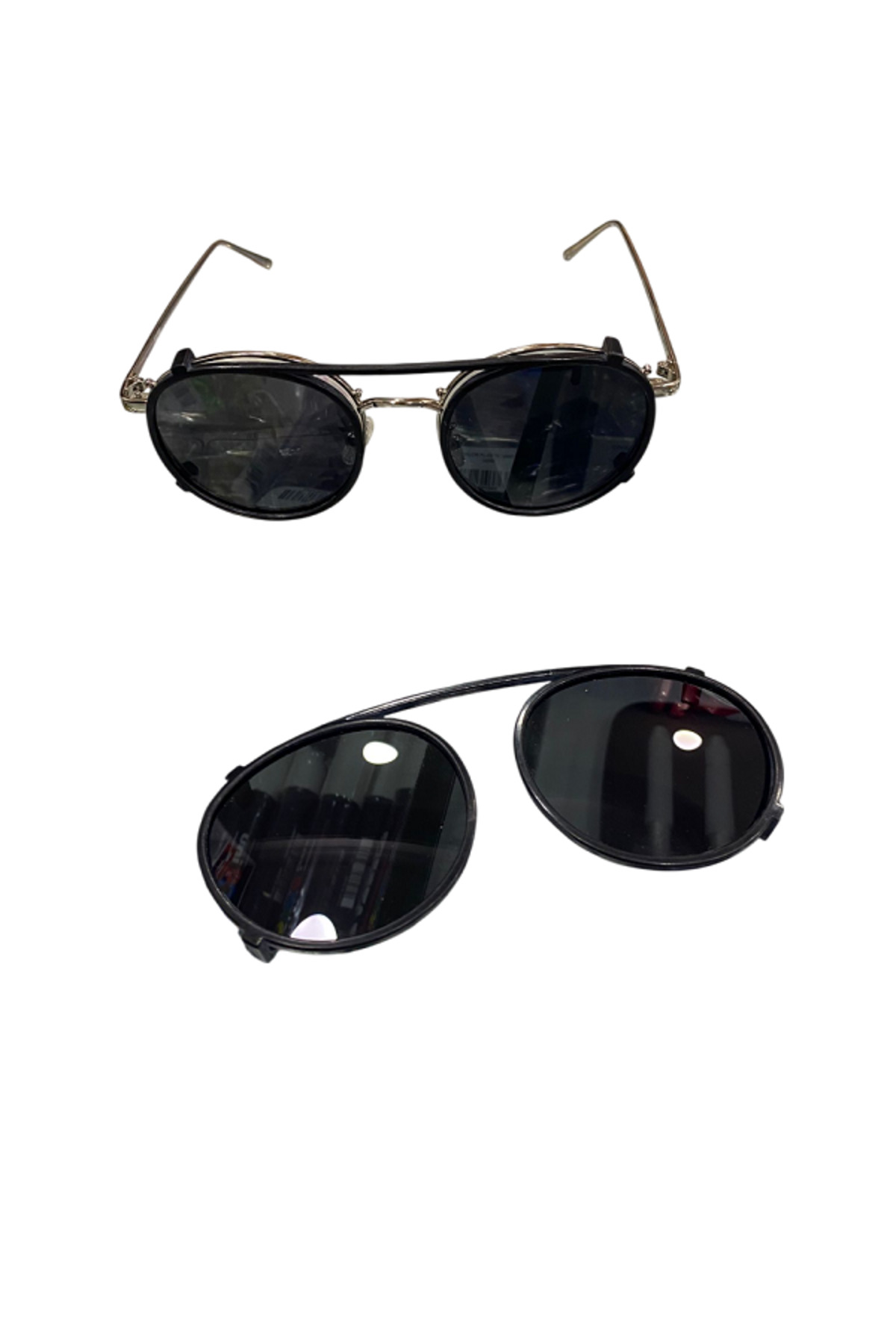 Optic Master Yuvarlak Güneş Gözlüğü Klipsi Büyük Boy 5,2x4,7 Cm - Görsel 2