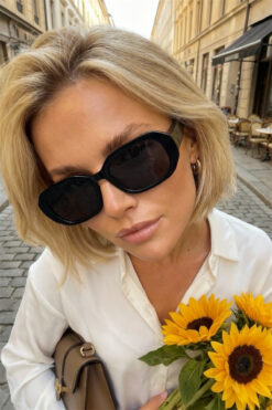 Eyesofia Ceyc Unisex Siyah Uv400 Filtreli Ultra Hafif Kadın Güneş Gözlüğü