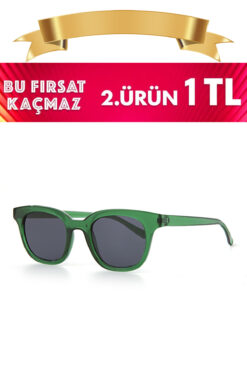 Zzla 2. Ürün 1 Tl Uv400 Korumalı Yeşil Kadın Güneş Gözlüğü